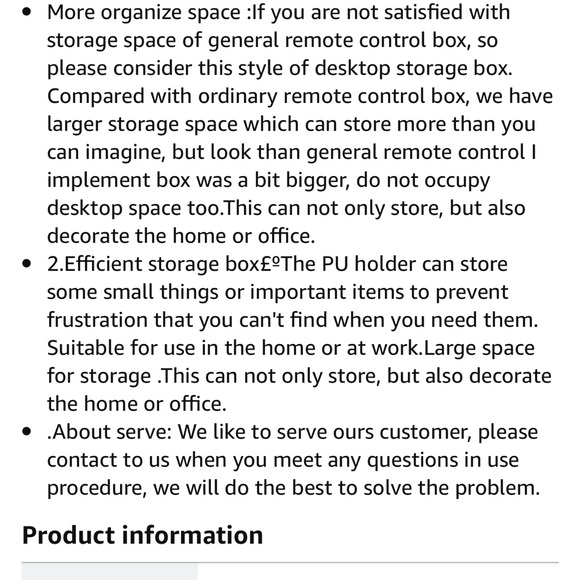 Remote Control Holder Large Size w/5 Compartments-Table Organizer/Portable - Picture 9 of 12